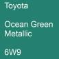 Preview: Toyota, Ocean Green Metallic, 6W9.